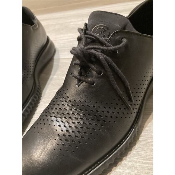 COLE HAAN ZERØGRAND Laser Wingtip Men\'s Black Oxford Shoes Size 9M main image 11